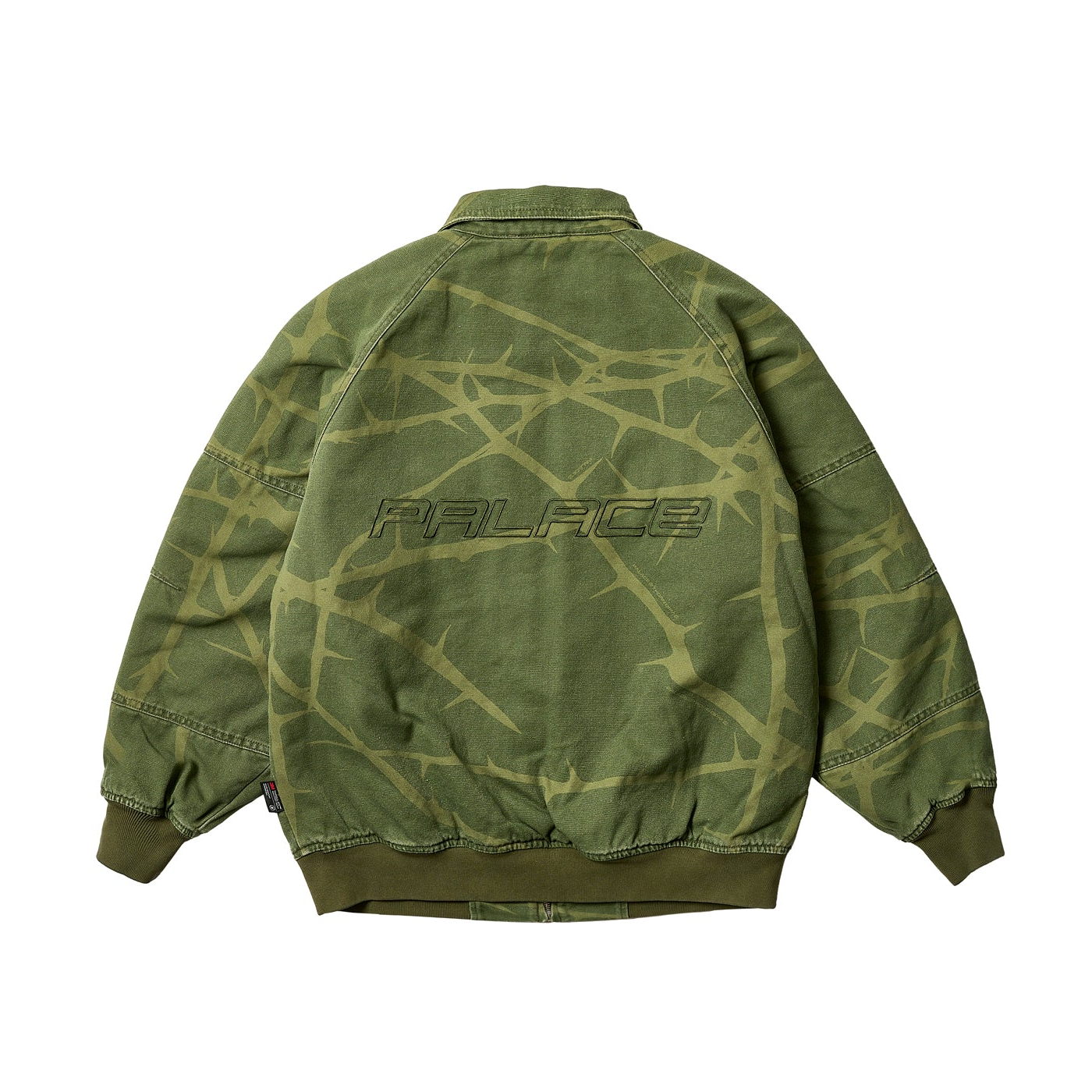 Heavy Canvas Bomber Jacket The Deep Green Spring 2024 Palace Community