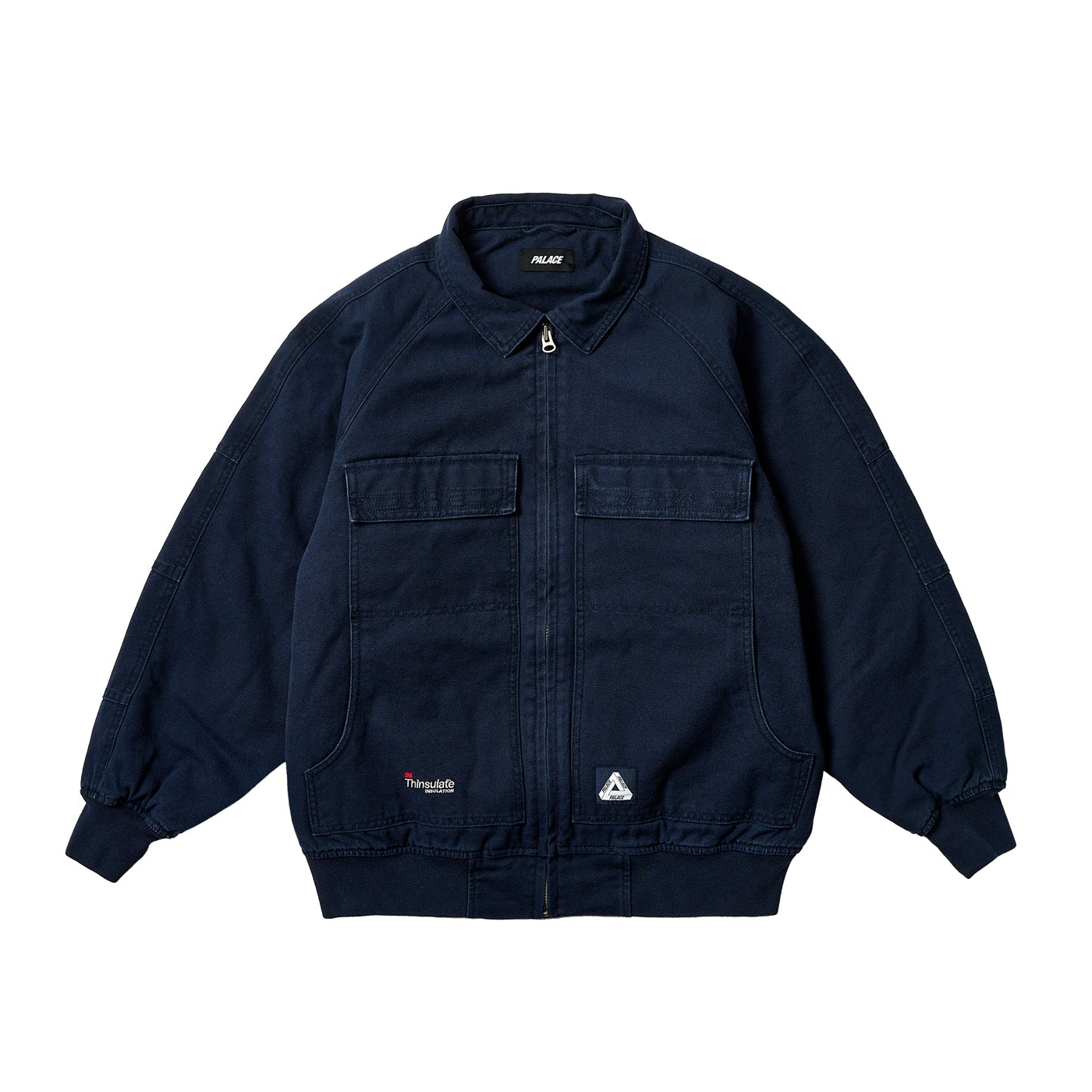 Thumbnail HEAVY CANVAS BOMBER JACKET NAVY one color