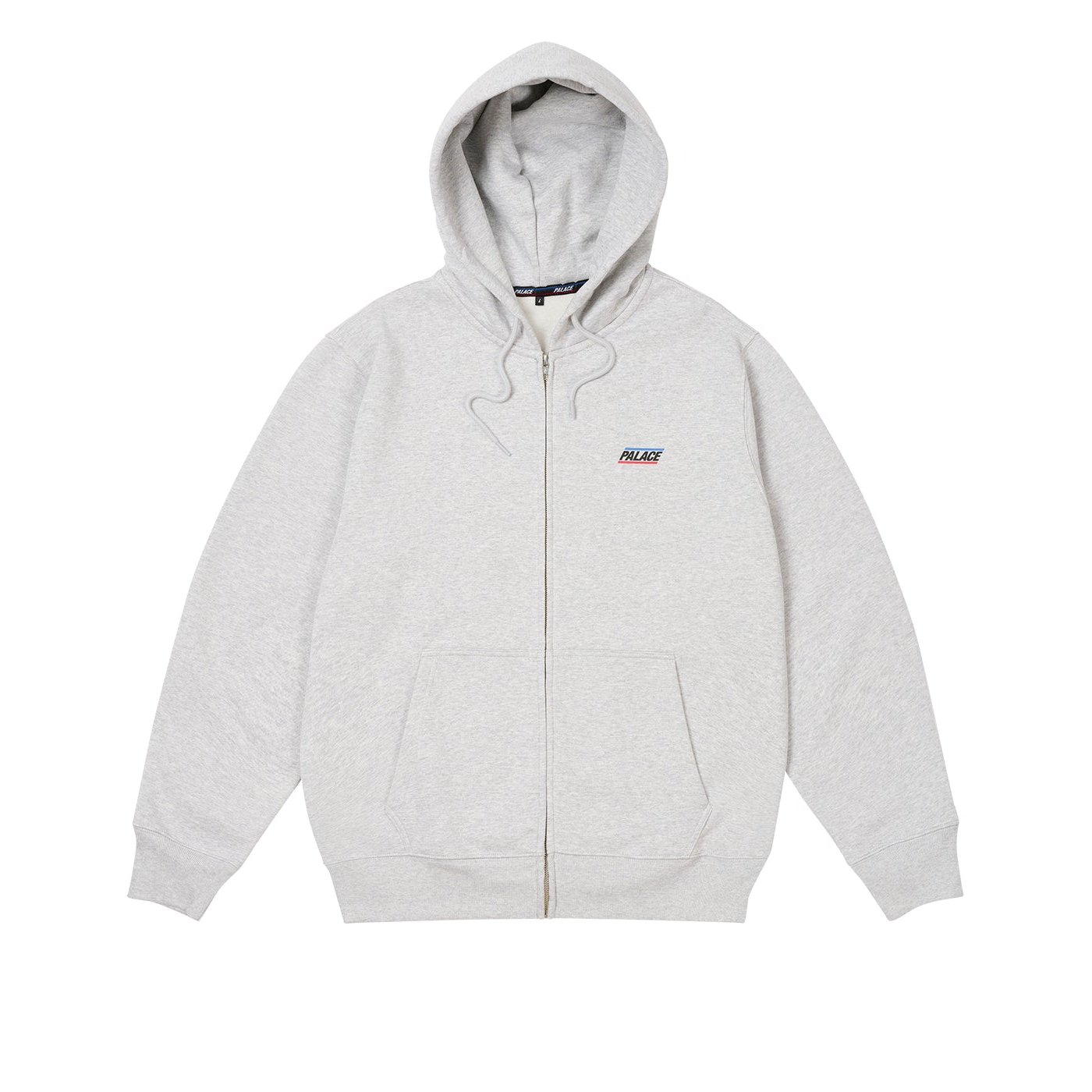 Thumbnail BASICALLY A ZIP HOOD GREY MARL one color