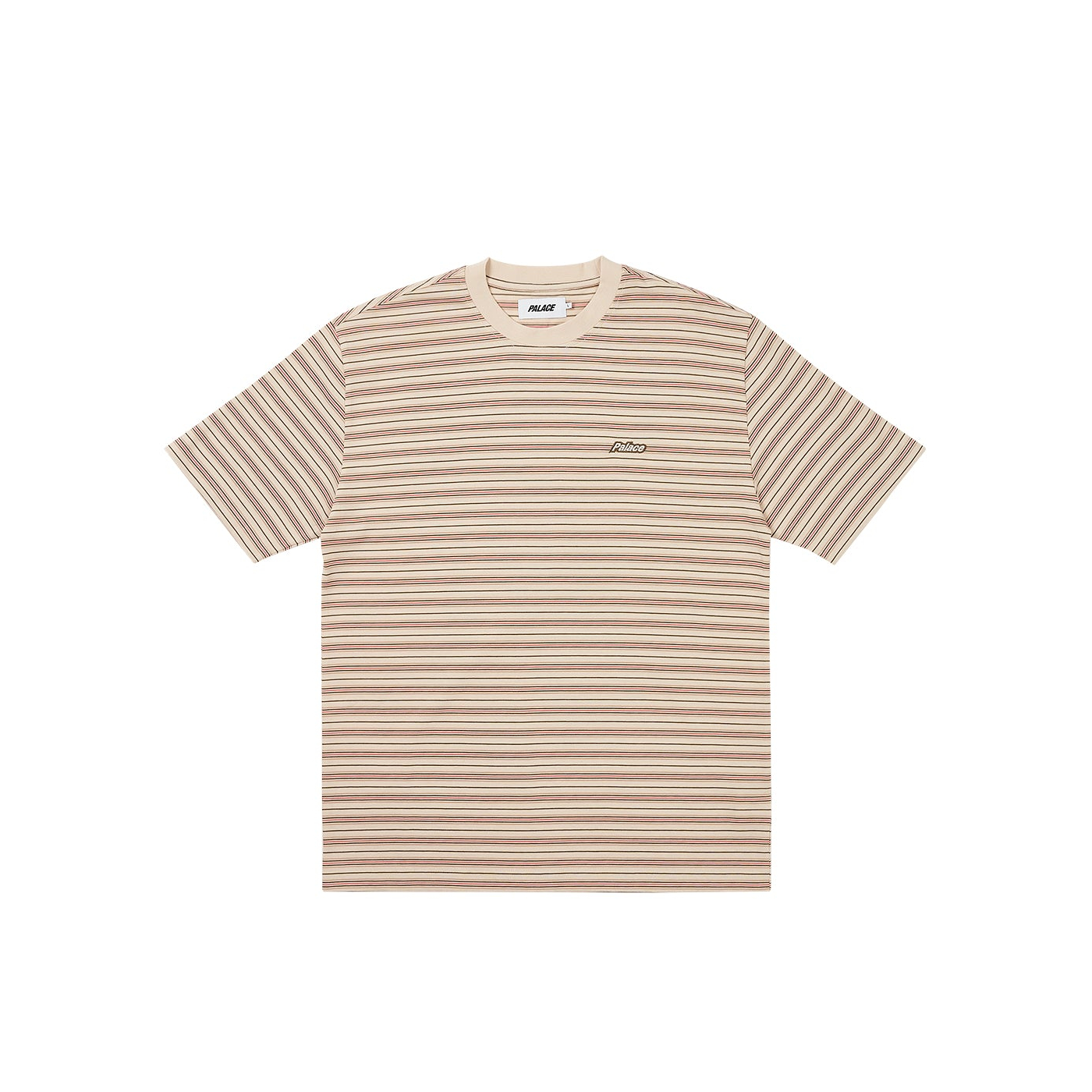 Thumbnail BOXY STRIPE T-SHIRT BROWN one color