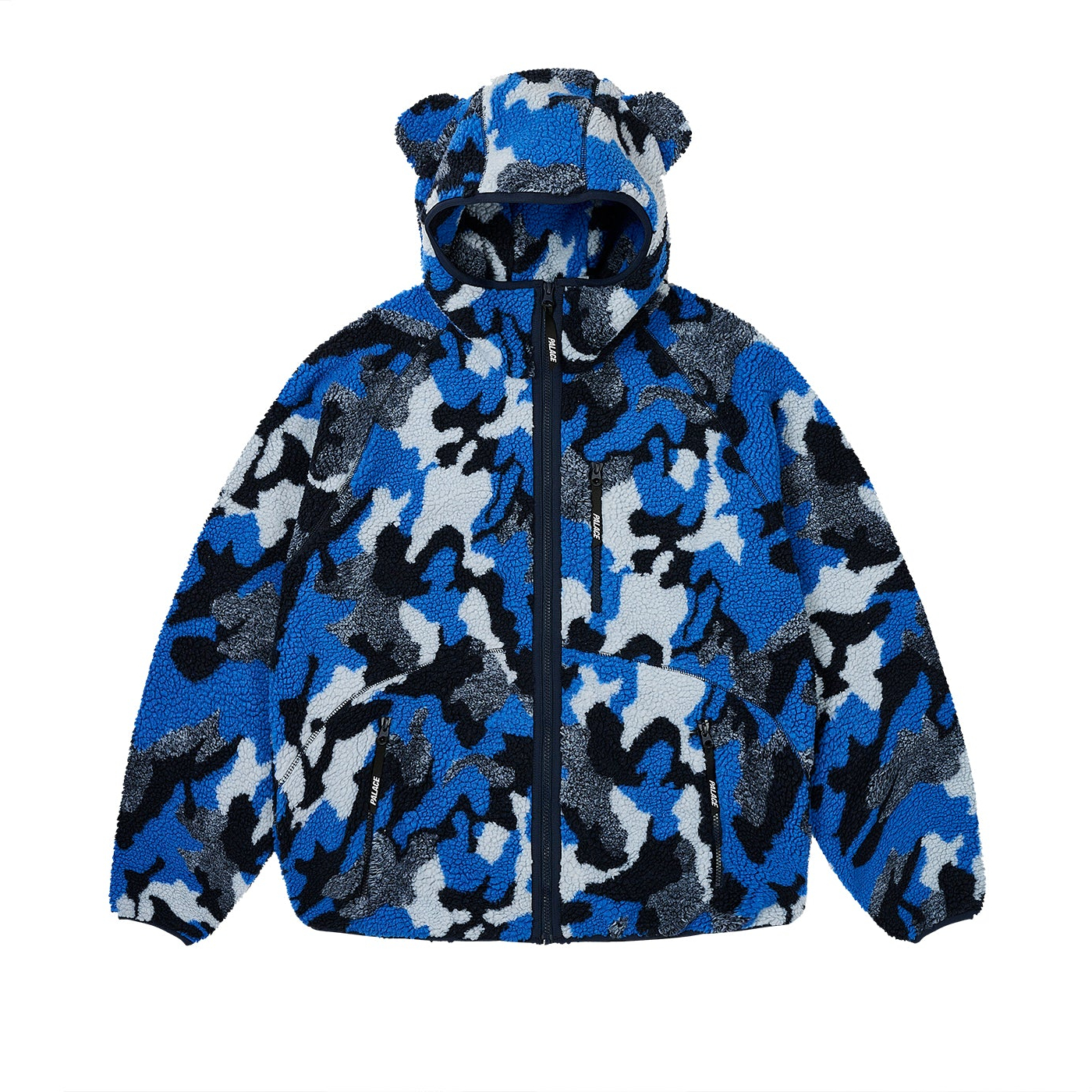 Thumbnail TEDDY FLEECE JACKET BLUE CAMO one color