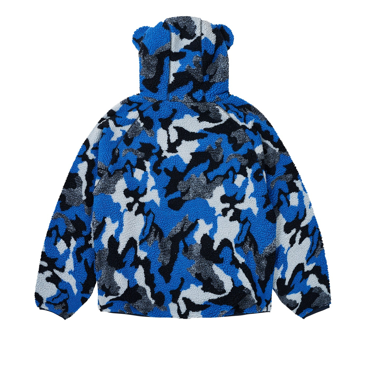 Thumbnail TEDDY FLEECE JACKET BLUE CAMO one color