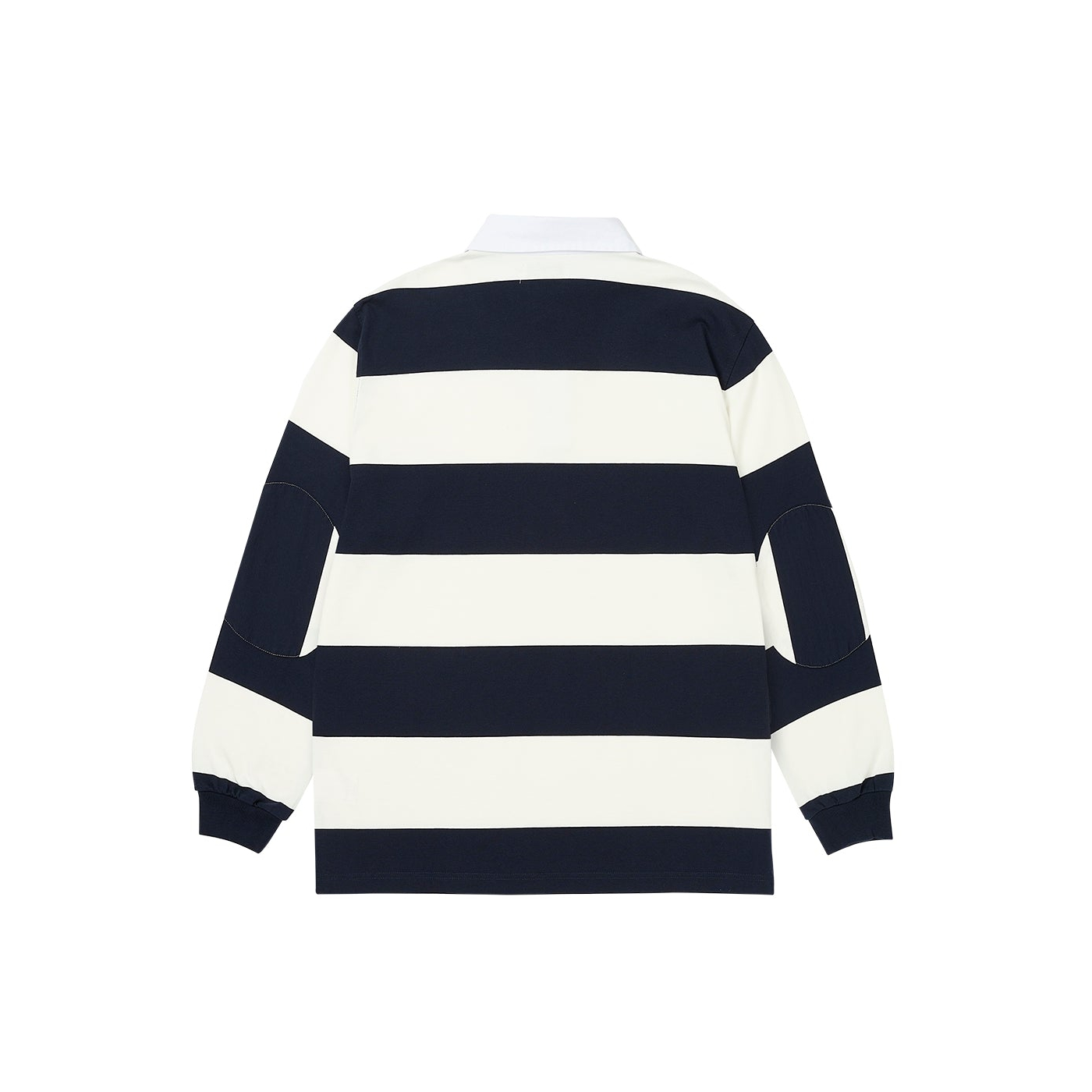 Thumbnail ELBOW STRIPE RUGBY WHITE / NAVY one color