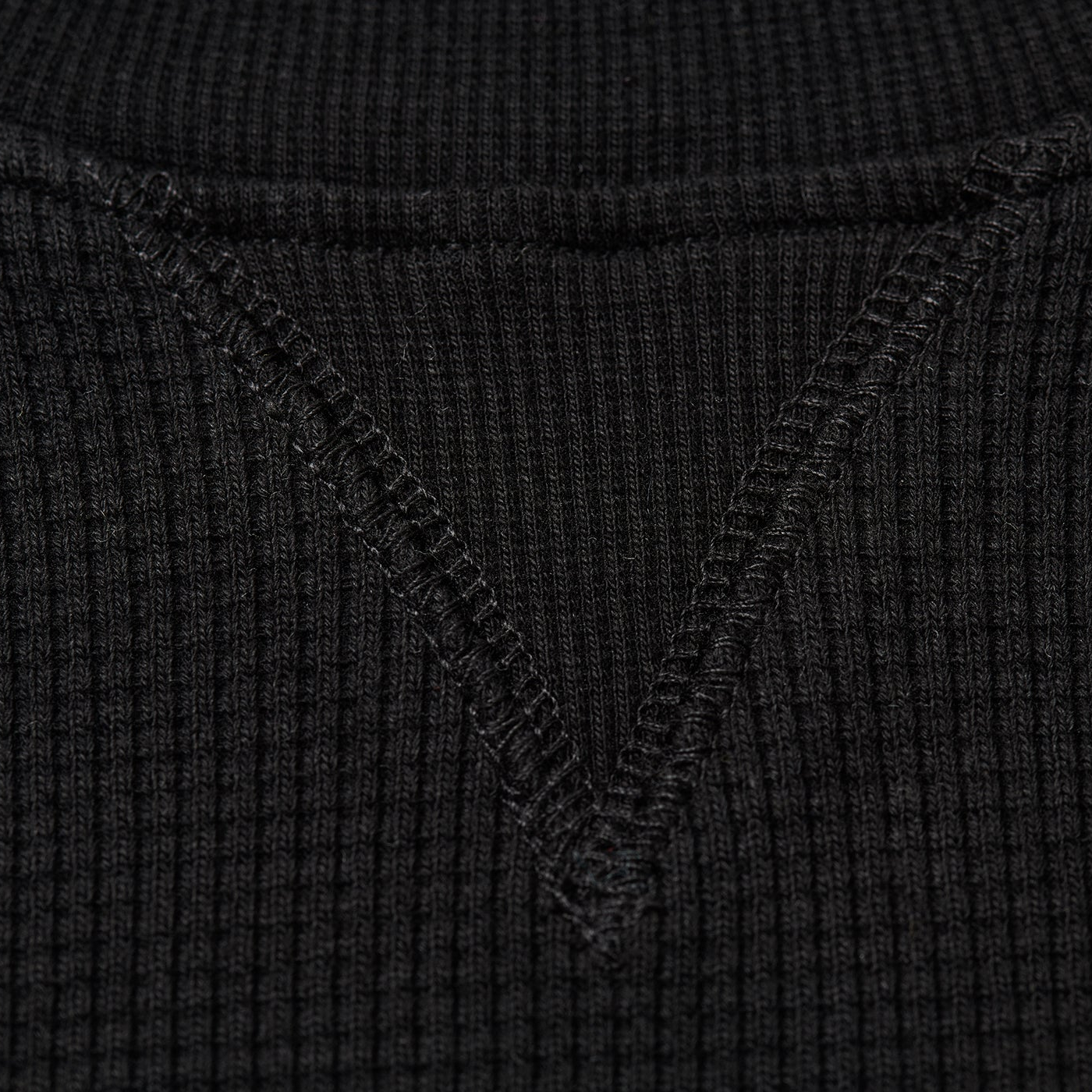 Thumbnail WAFFLE LONGSLEEVE BLACK one color