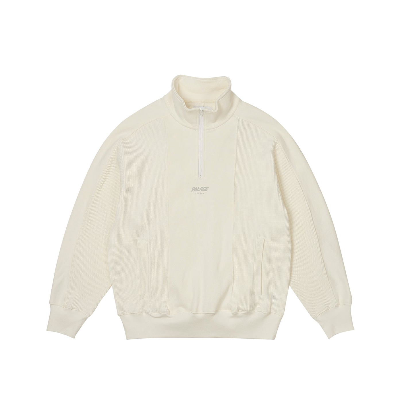 Thumbnail WAFFLE ON 1/4 ZIP WHITE one color