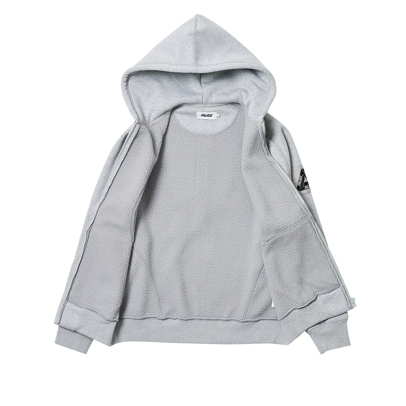 Thumbnail BONDED SHERPA ZIP HOOD GREY MARL one color