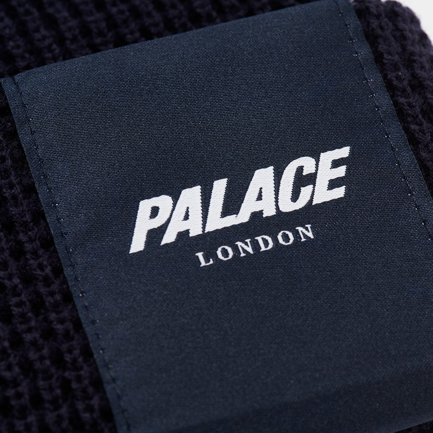 Thumbnail PALACE LONDON WAFFLE BEANIE NAVY one color