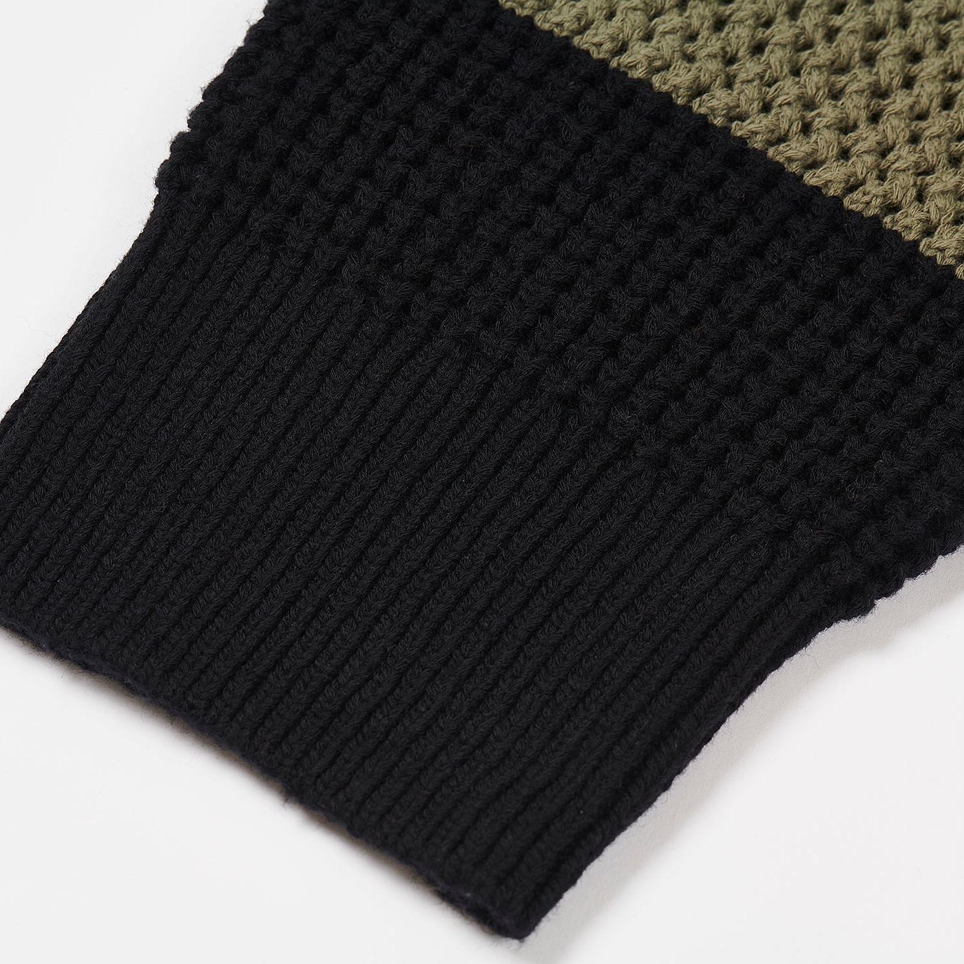 Thumbnail OPEN STRIPE KNIT BLACK /  GREEN one color