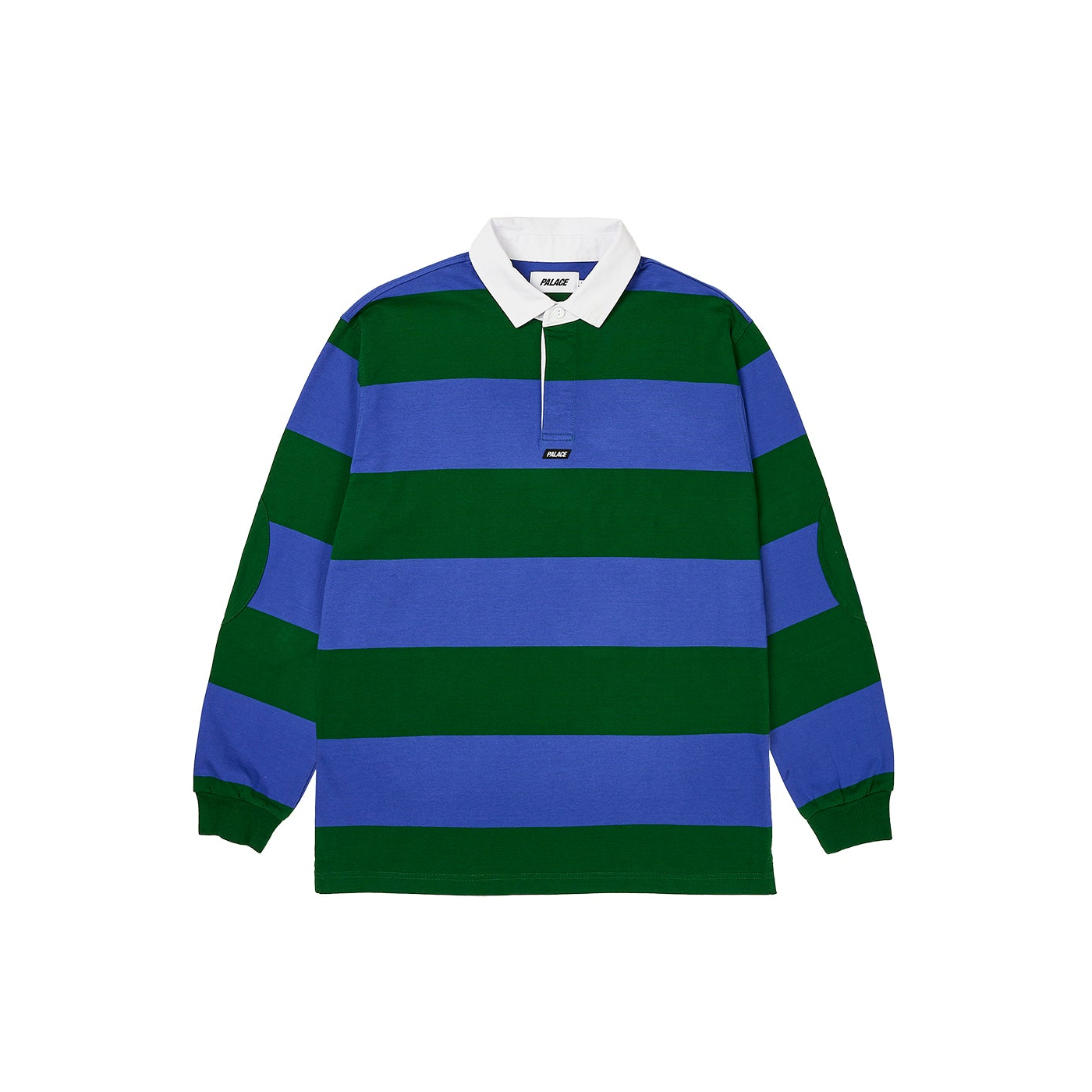 Thumbnail ELBOW STRIPE RUGBY BLUE /  GREEN one color