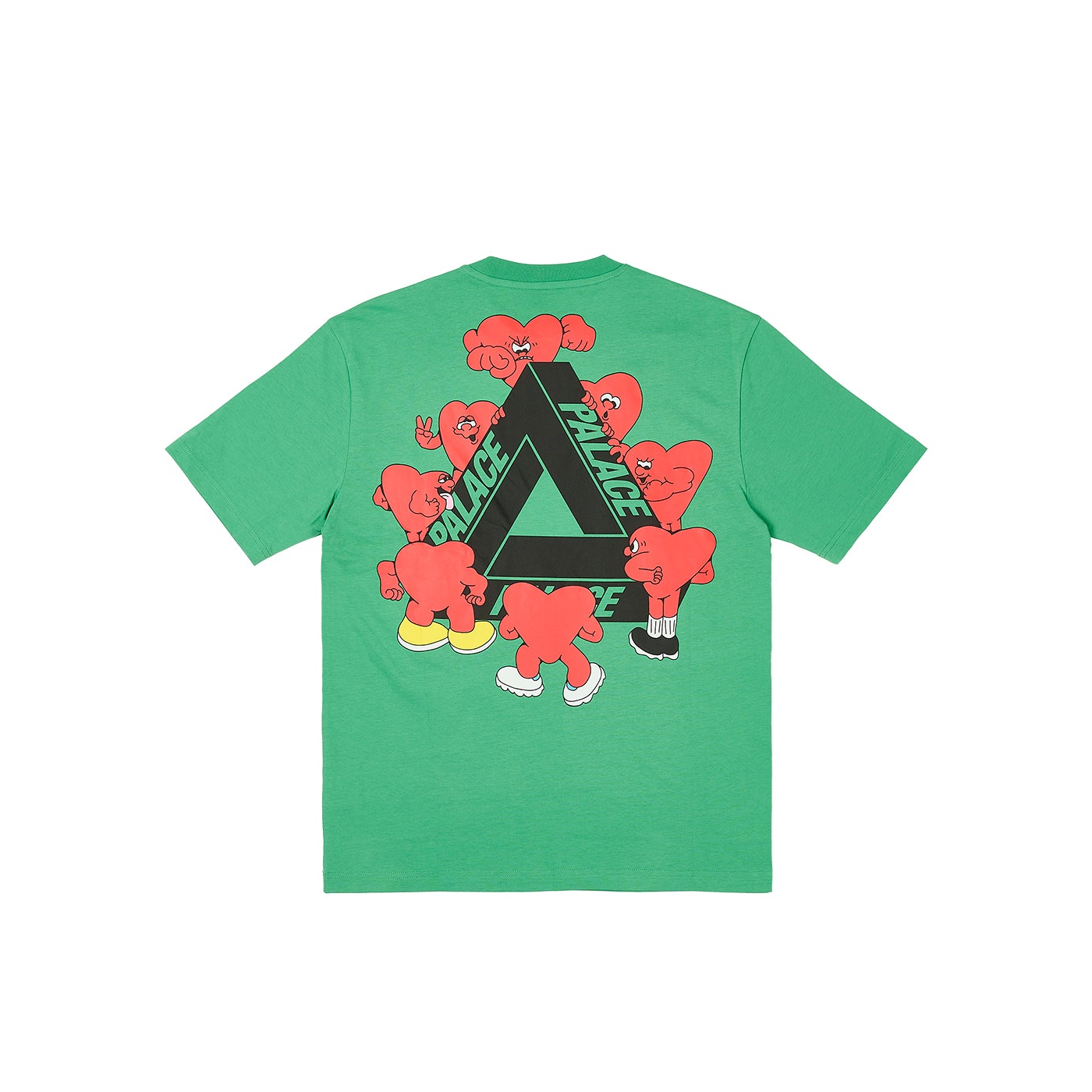 Thumbnail TRI-HEARTS T-SHIRT SWEET PEA GREEN one color