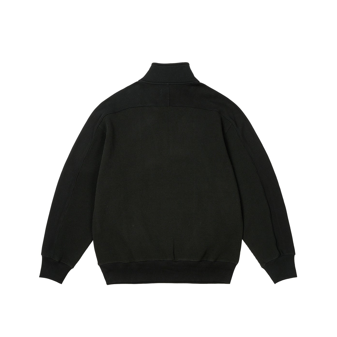 Thumbnail WAFFLE ON 1/4 ZIP BLACK one color