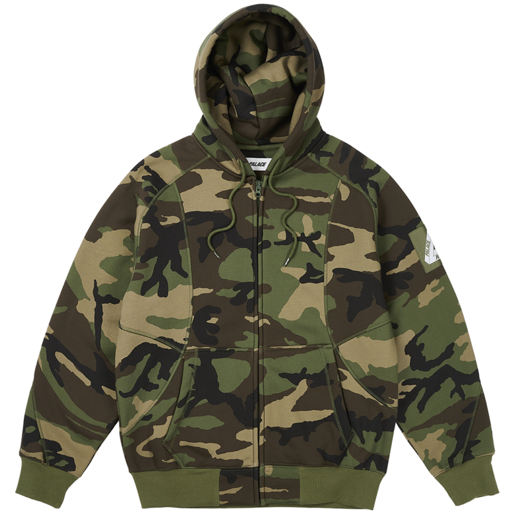 Thumbnail BONDED SHERPA ZIP HOOD CAMO one color