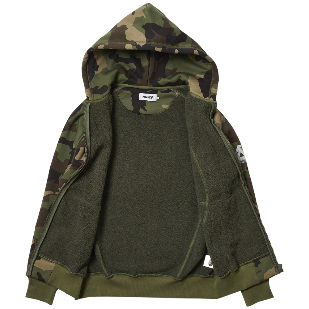 Thumbnail BONDED SHERPA ZIP HOOD CAMO one color