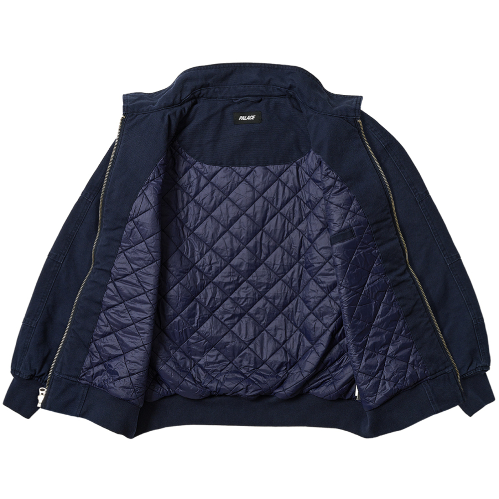 Thumbnail HEAVY CANVAS BOMBER JACKET NAVY one color