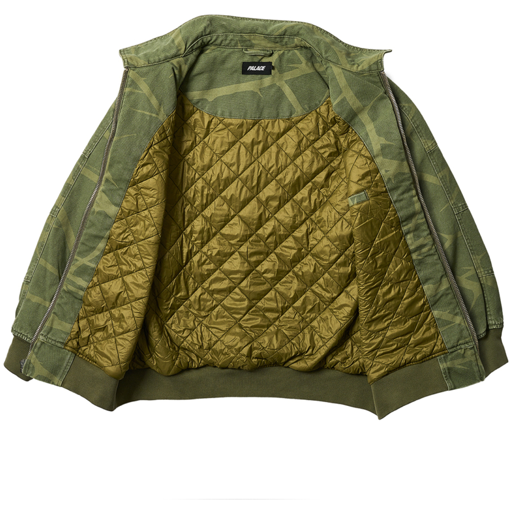 Thumbnail HEAVY CANVAS BOMBER JACKET THE DEEP GREEN one color