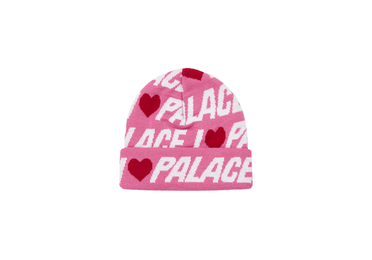 I Love Palace Beanie Fruity Pink - Spring 2024 - Palace