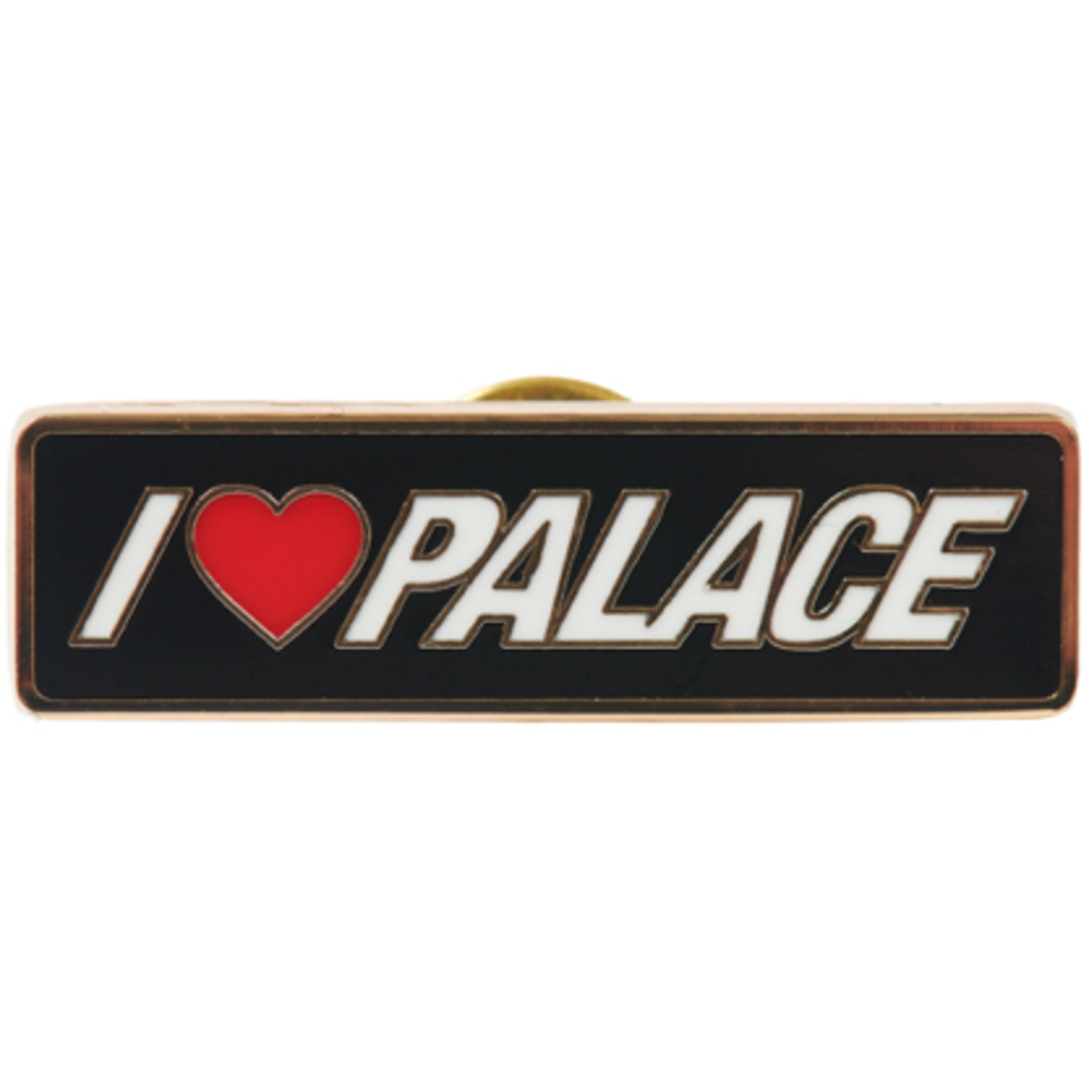 Thumbnail I LOVE PALACE PIN BADGE BLACK one color