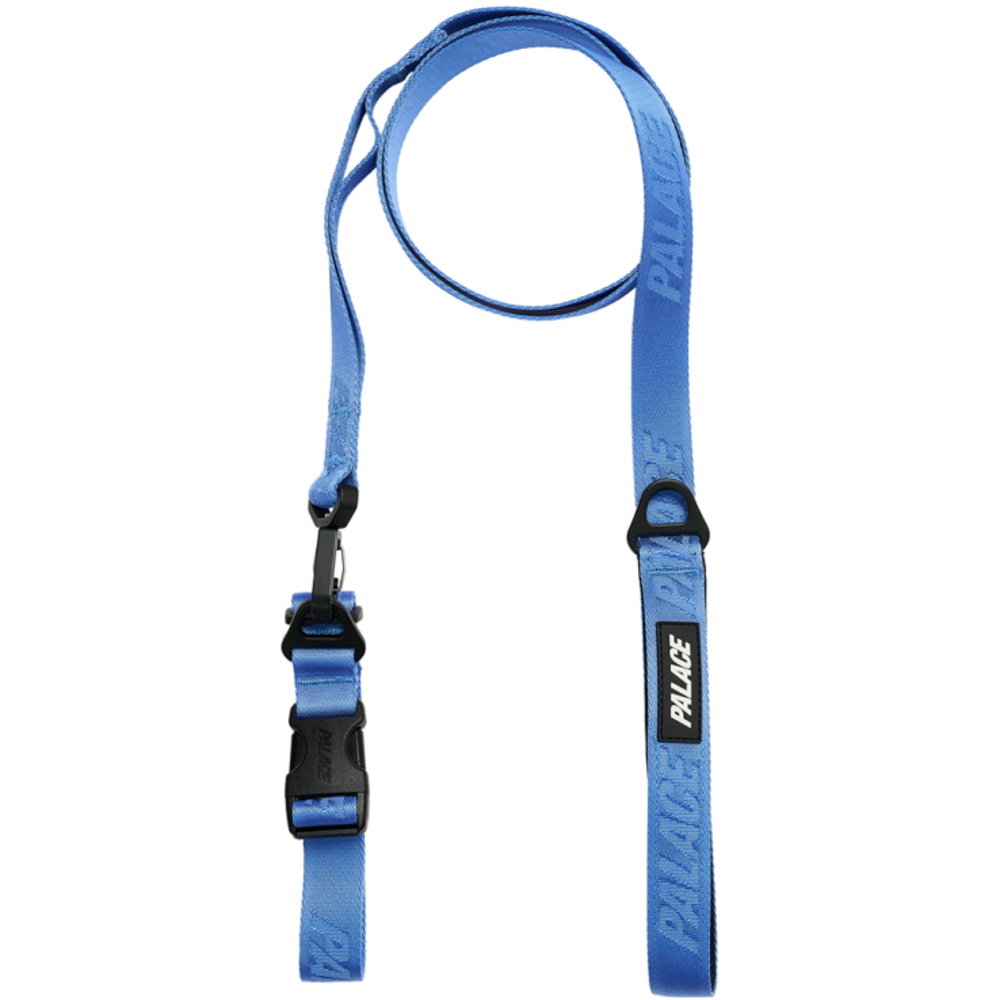 Thumbnail JACQUARD LOGO DOG COLLAR AND LEAD BLUE one color