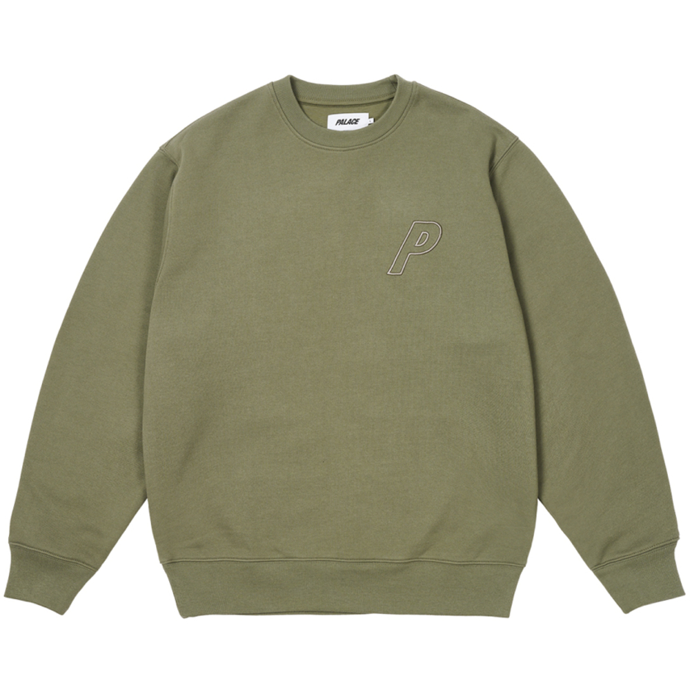 Thumbnail OUTLINE P-3 CREW OLIVE one color