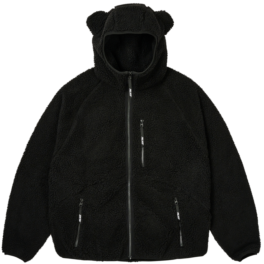 Thumbnail TEDDY FLEECE JACKET BLACK one color