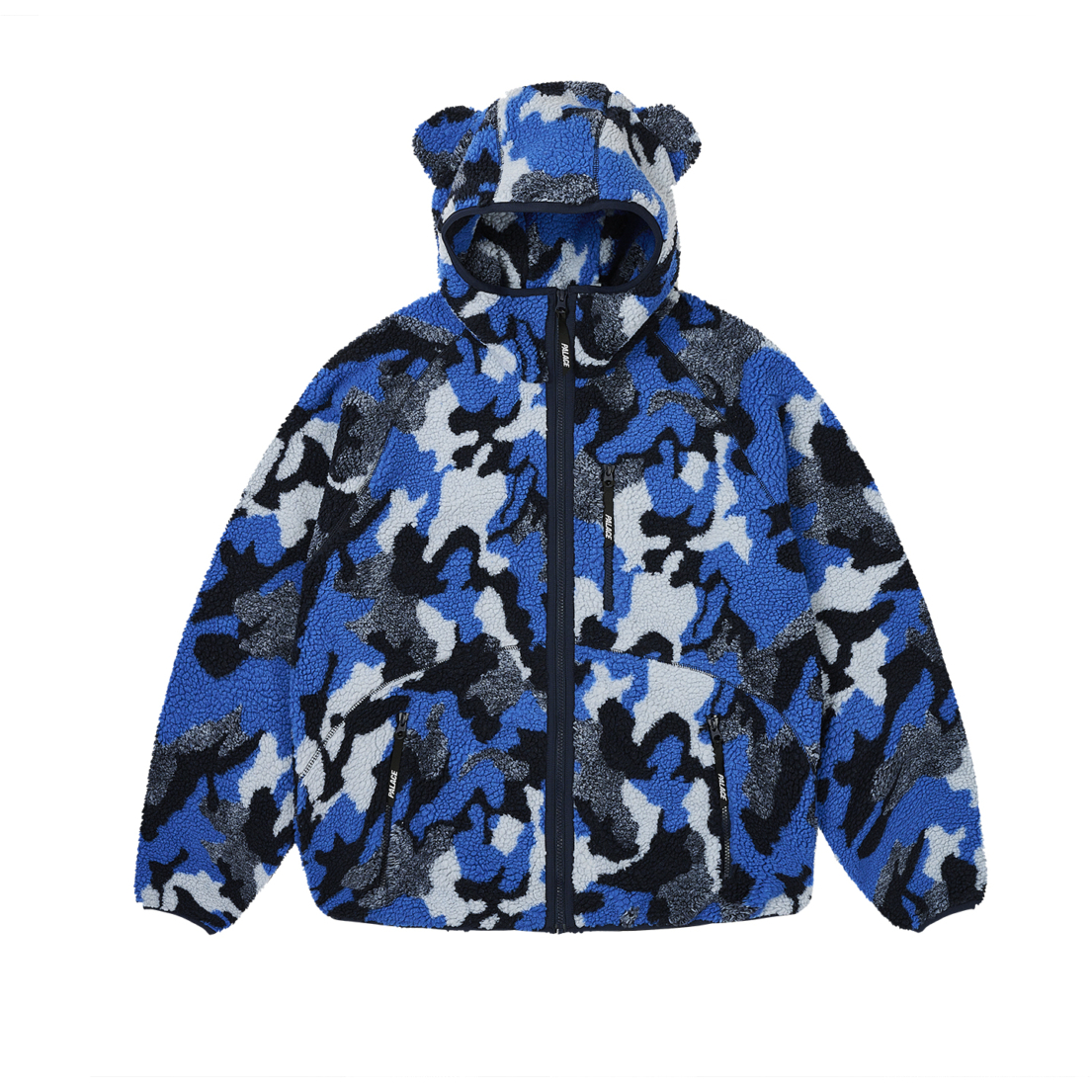 Thumbnail TEDDY FLEECE JACKET BLUE CAMO one color