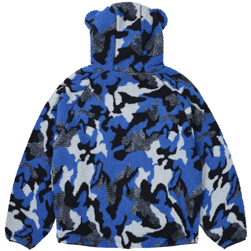 Thumbnail TEDDY FLEECE JACKET BLUE CAMO one color