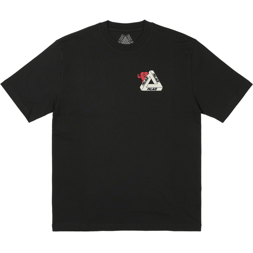 Thumbnail TRI-HEARTS T-SHIRT BLACK one color