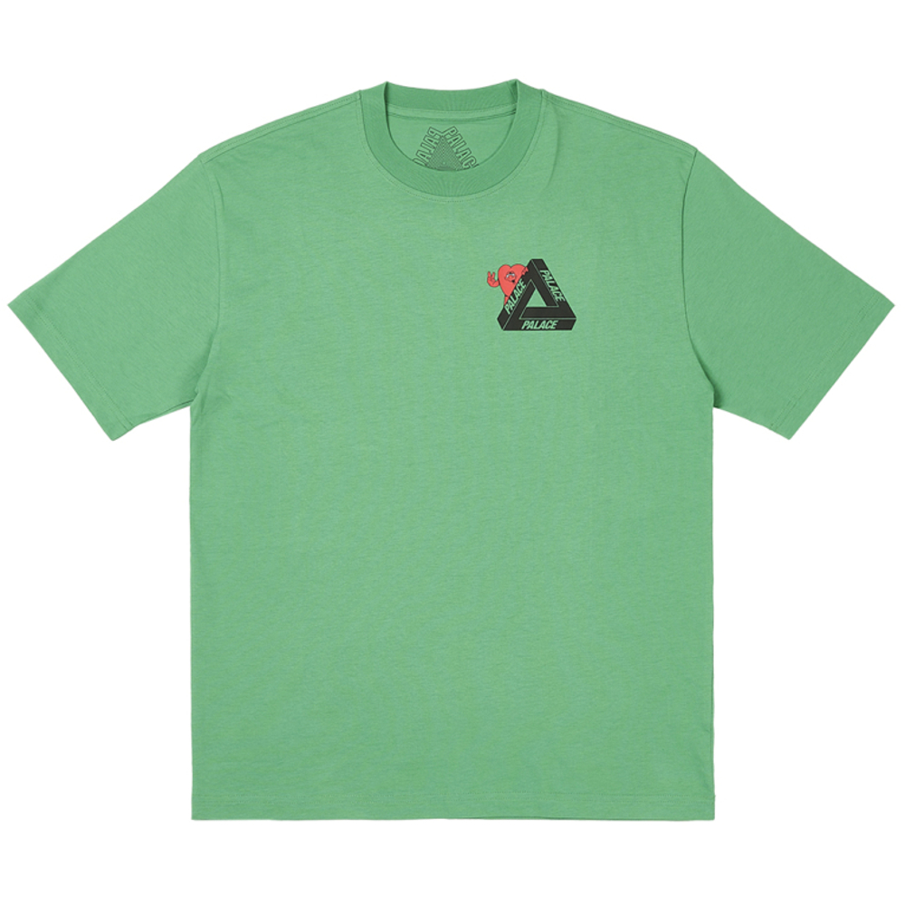 Thumbnail TRI-HEARTS T-SHIRT SWEET PEA GREEN one color