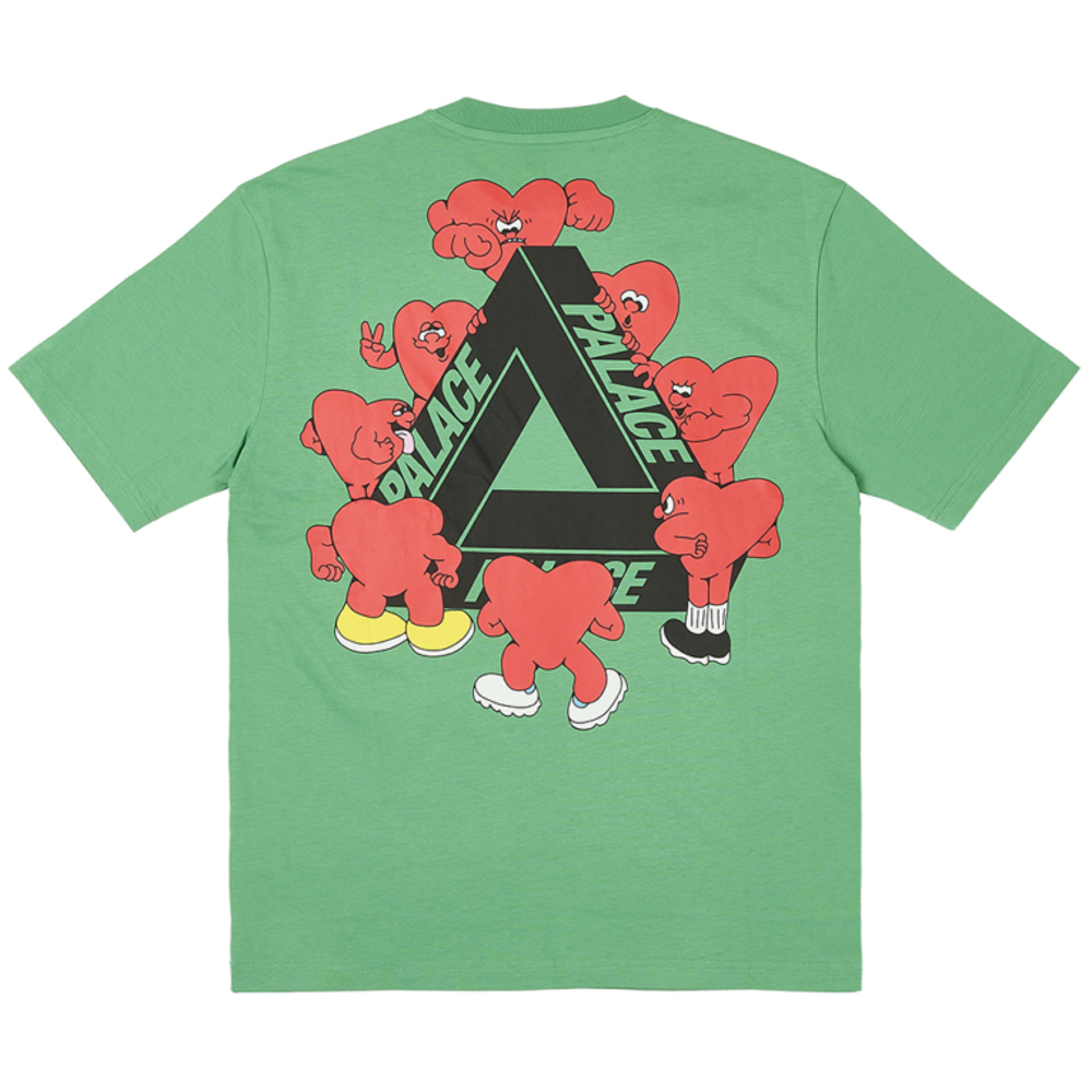 Thumbnail TRI-HEARTS T-SHIRT SWEET PEA GREEN one color