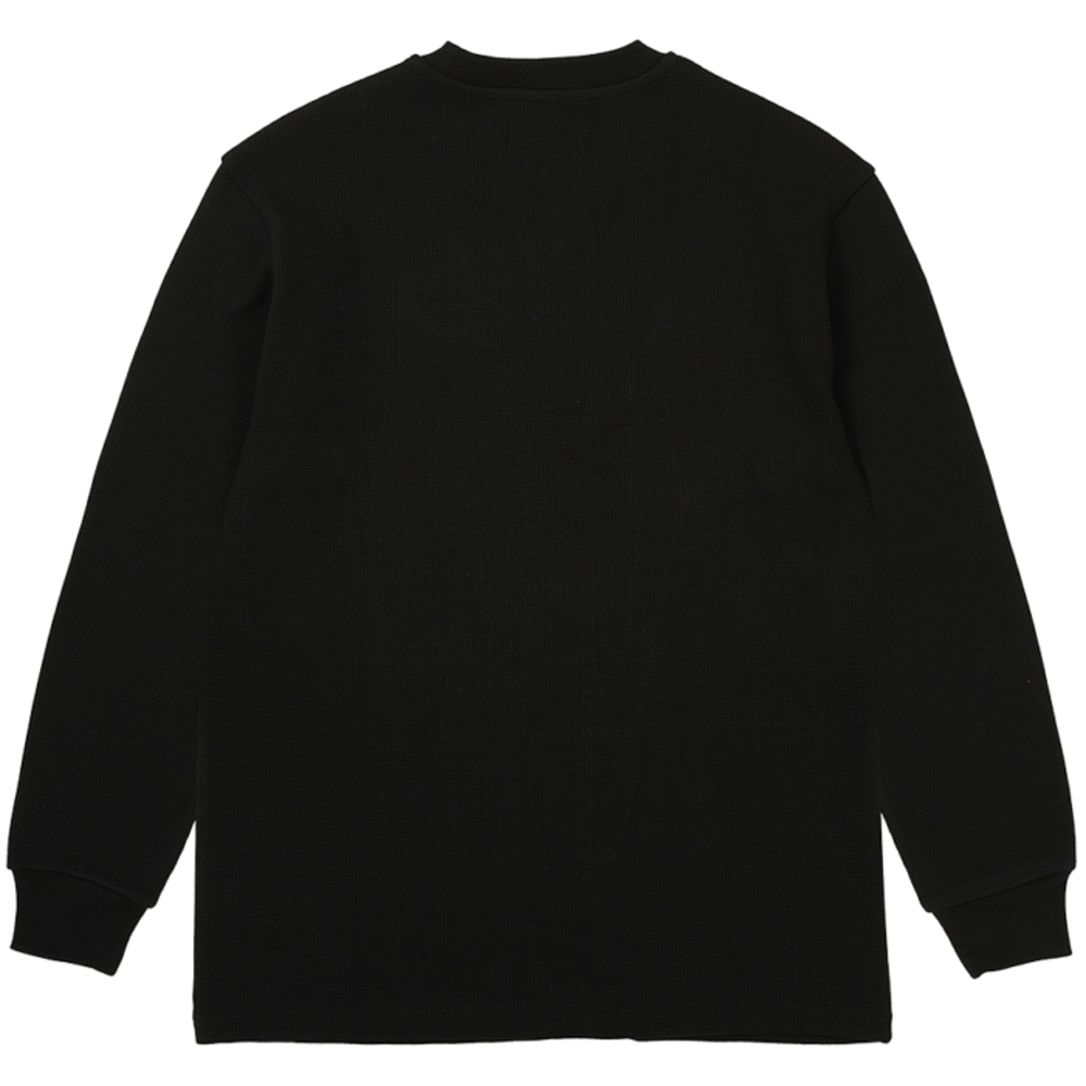 Thumbnail WAFFLE LONGSLEEVE BLACK one color