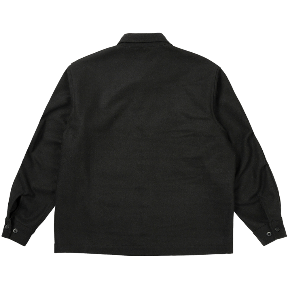 Thumbnail WOOL SHIRT JACKET BLACK one color