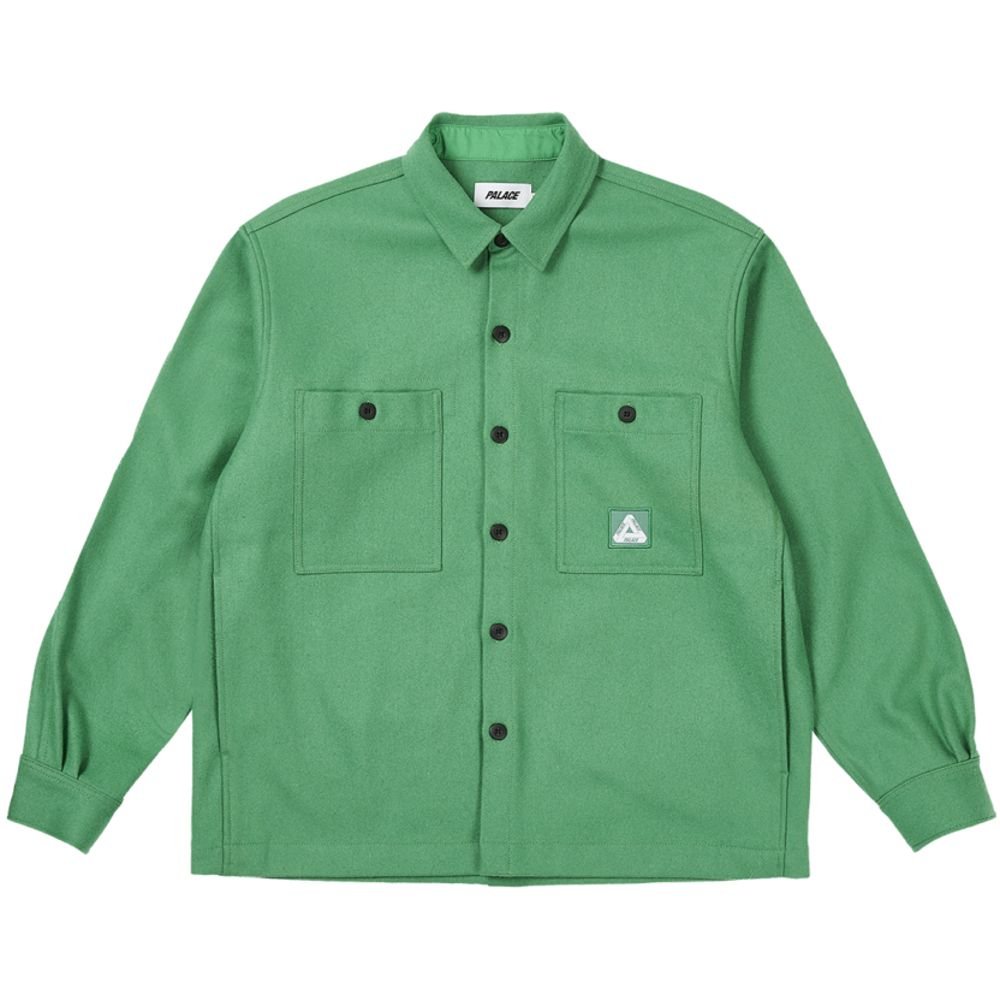 Thumbnail WOOL SHIRT JACKET SWEET PEA GREEN one color