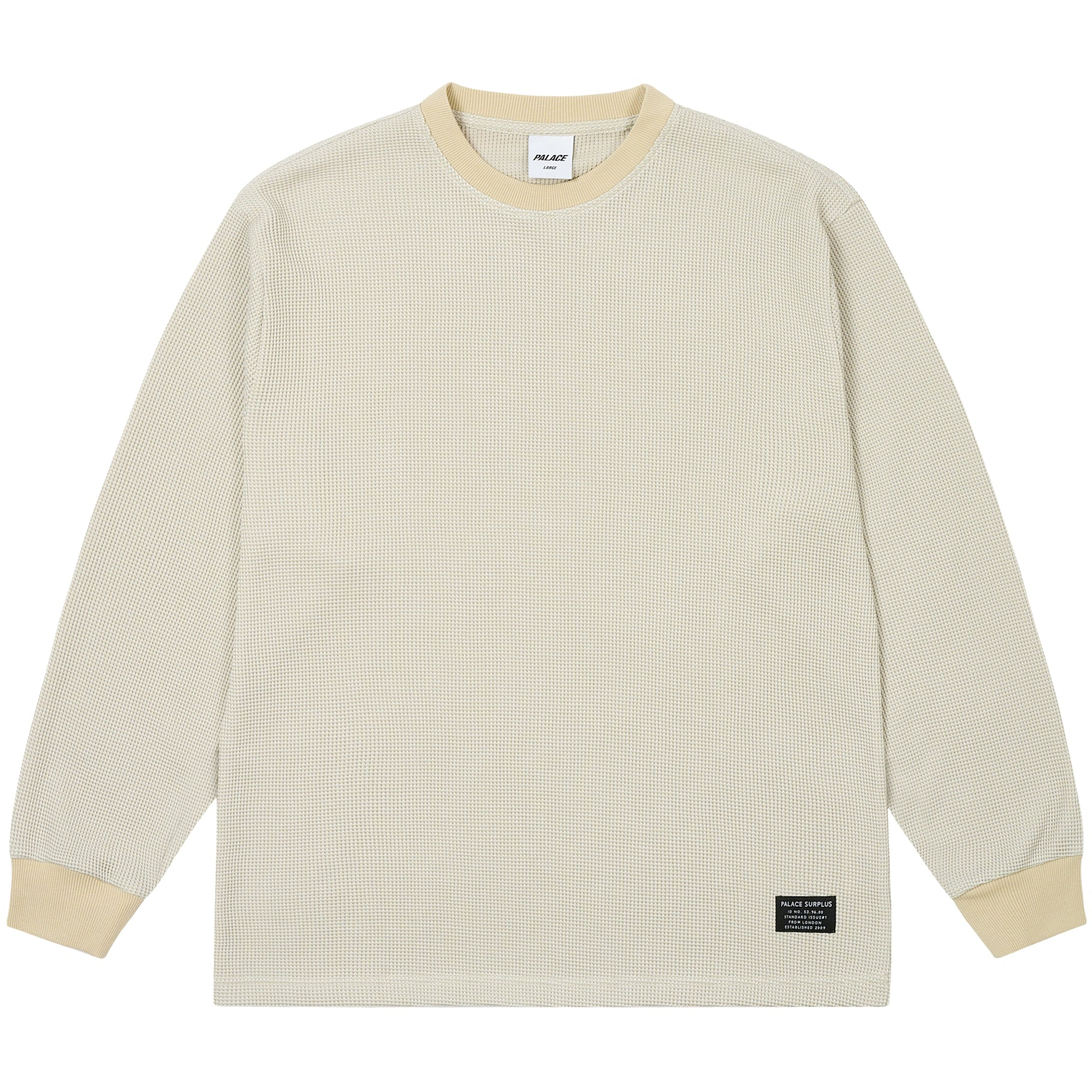 Thumbnail 2-TONE WAFFLE LONGSLEEVE STONEY GREY one color