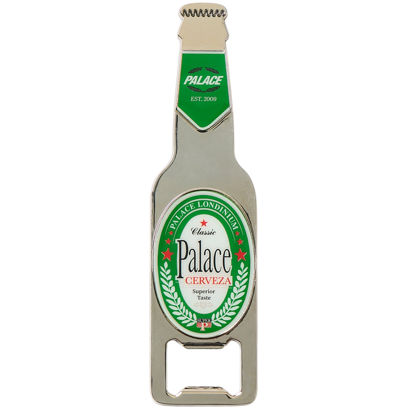 Thumbnail BOTTLE OPENER MAGNET GREEN / SILVER one color