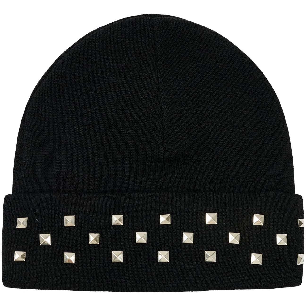 Thumbnail EMOTIONAL STUDDED BEANIE BLACK one color