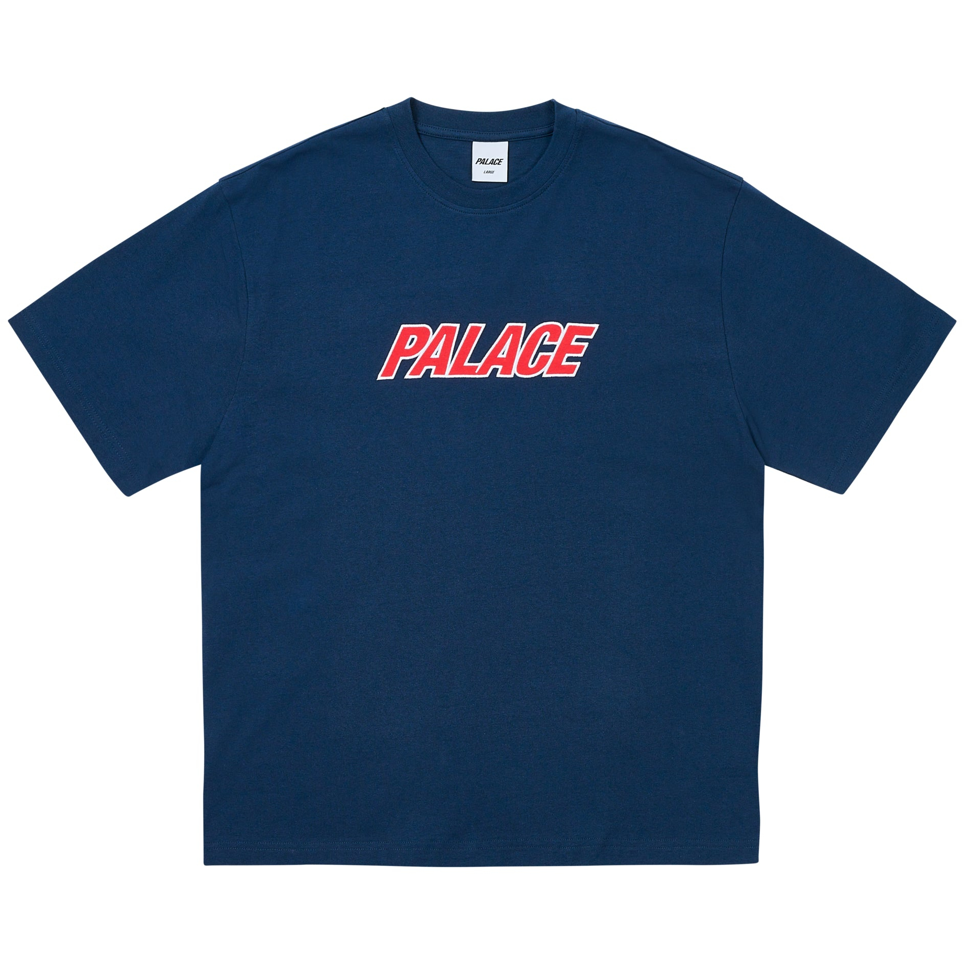 Thumbnail HEAVY FONT T-SHIRT NAVY one color