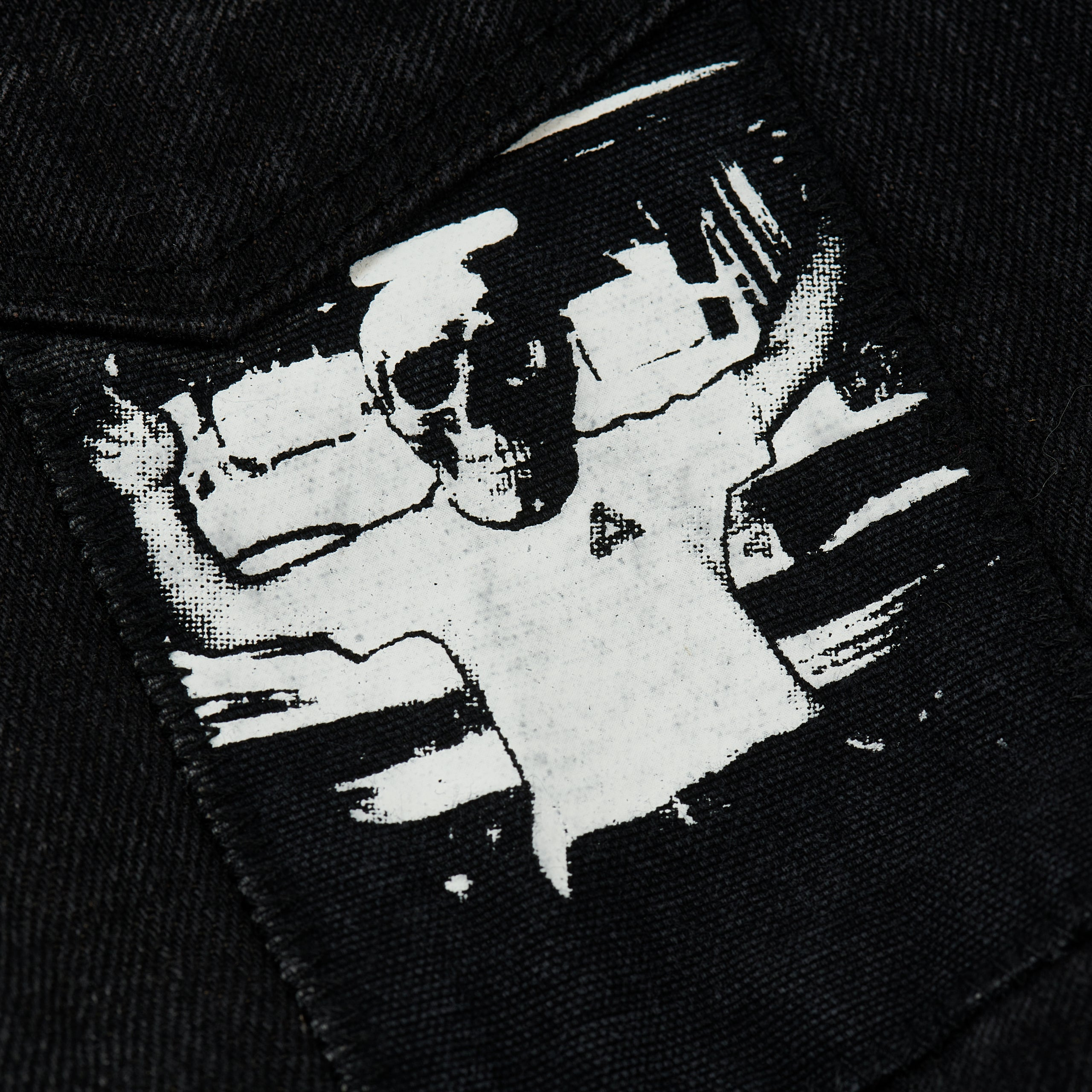 Thumbnail P90 BAGGY JEAN PATCH UP BLACK one color