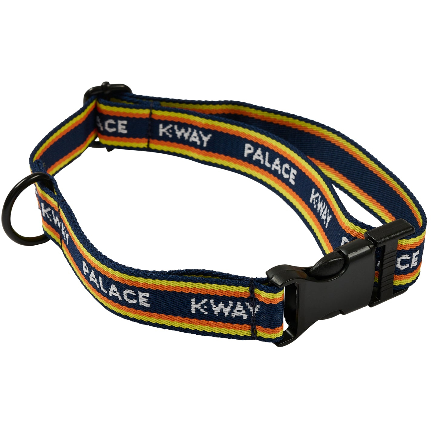 Thumbnail PALACE K-WAY DOG COLLAR NAVY / YELLOW STRIPE one color