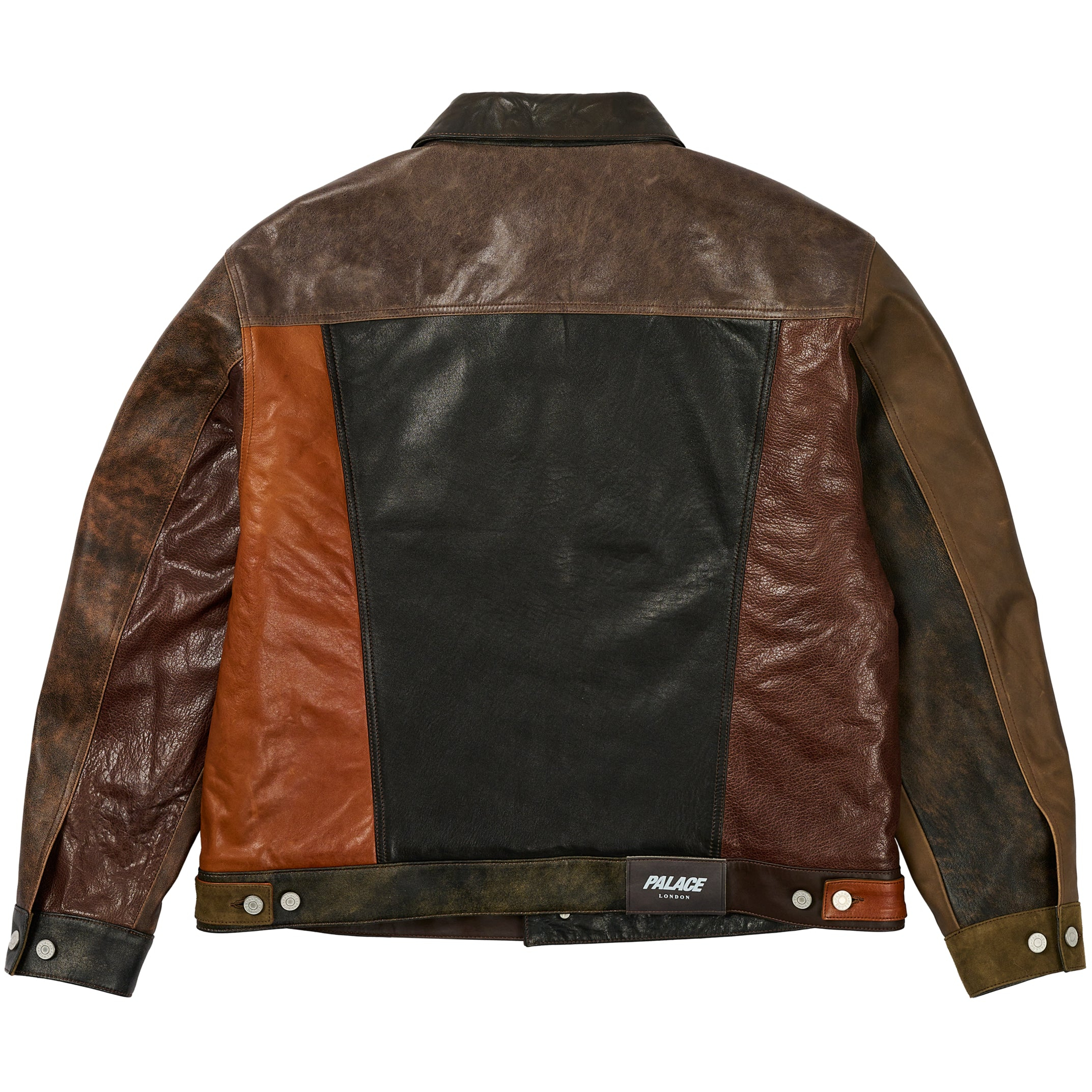 Thumbnail PATCHY LEATHER JACKET MULTI one color