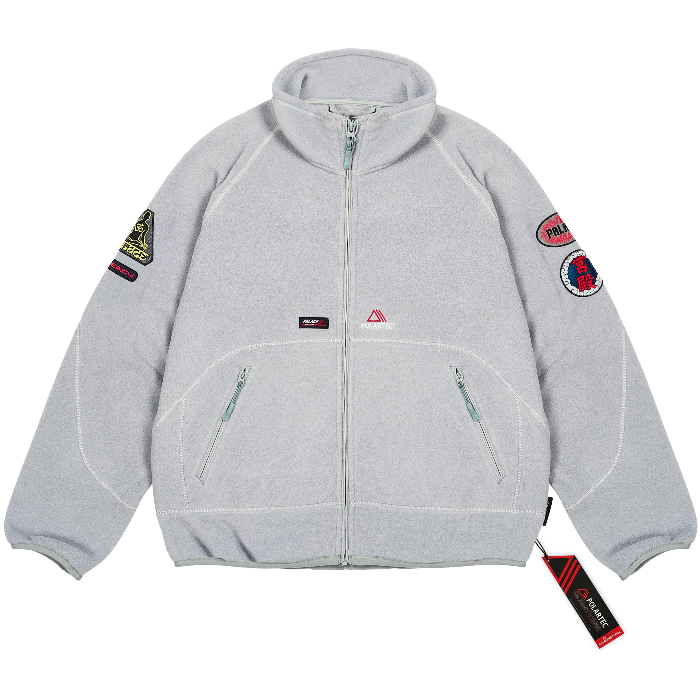 Thumbnail POLARTEC FULL ZIP FUNNEL CONCRETE GREY one color