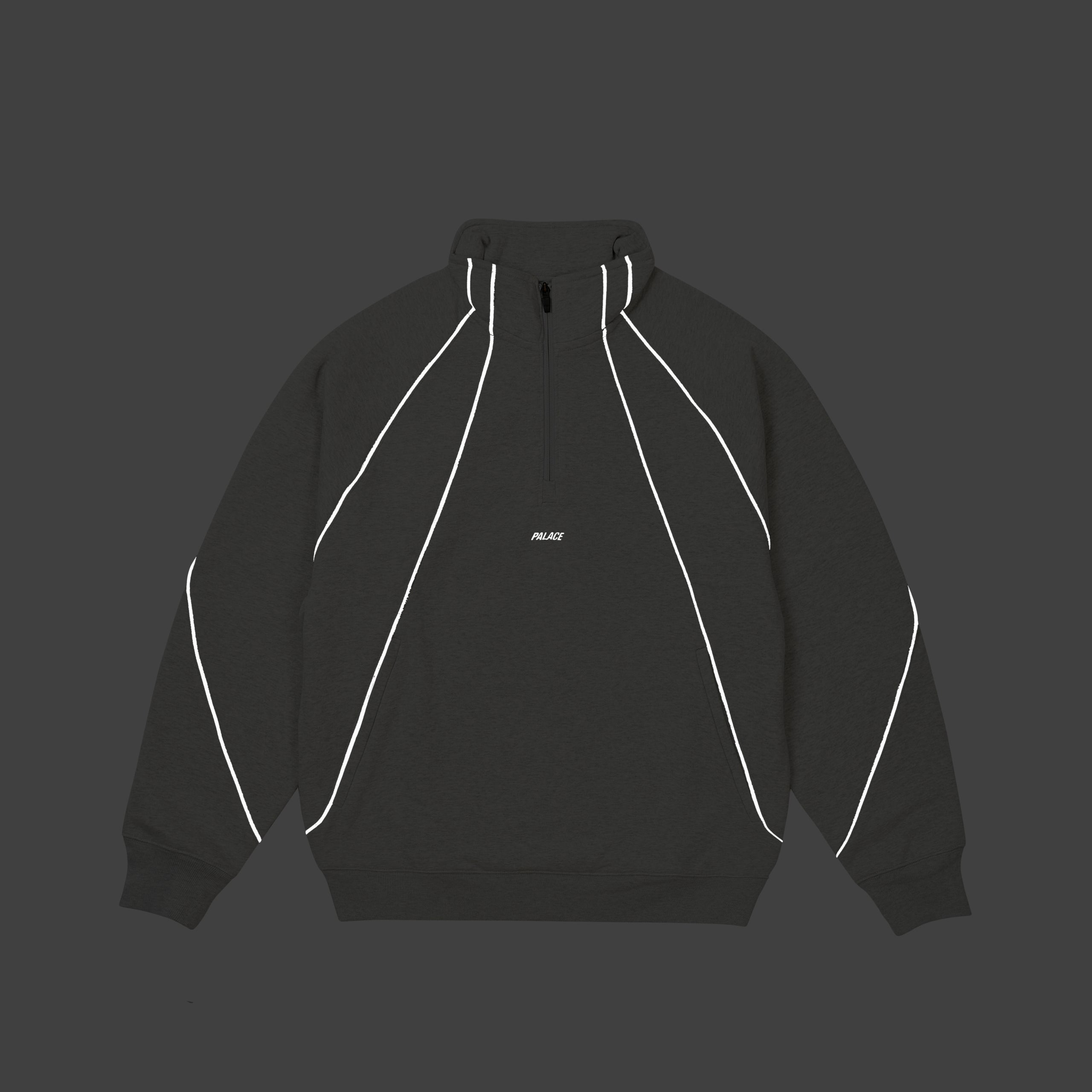 Thumbnail REFLECTO 1/4 ZIP GREY MARL one color