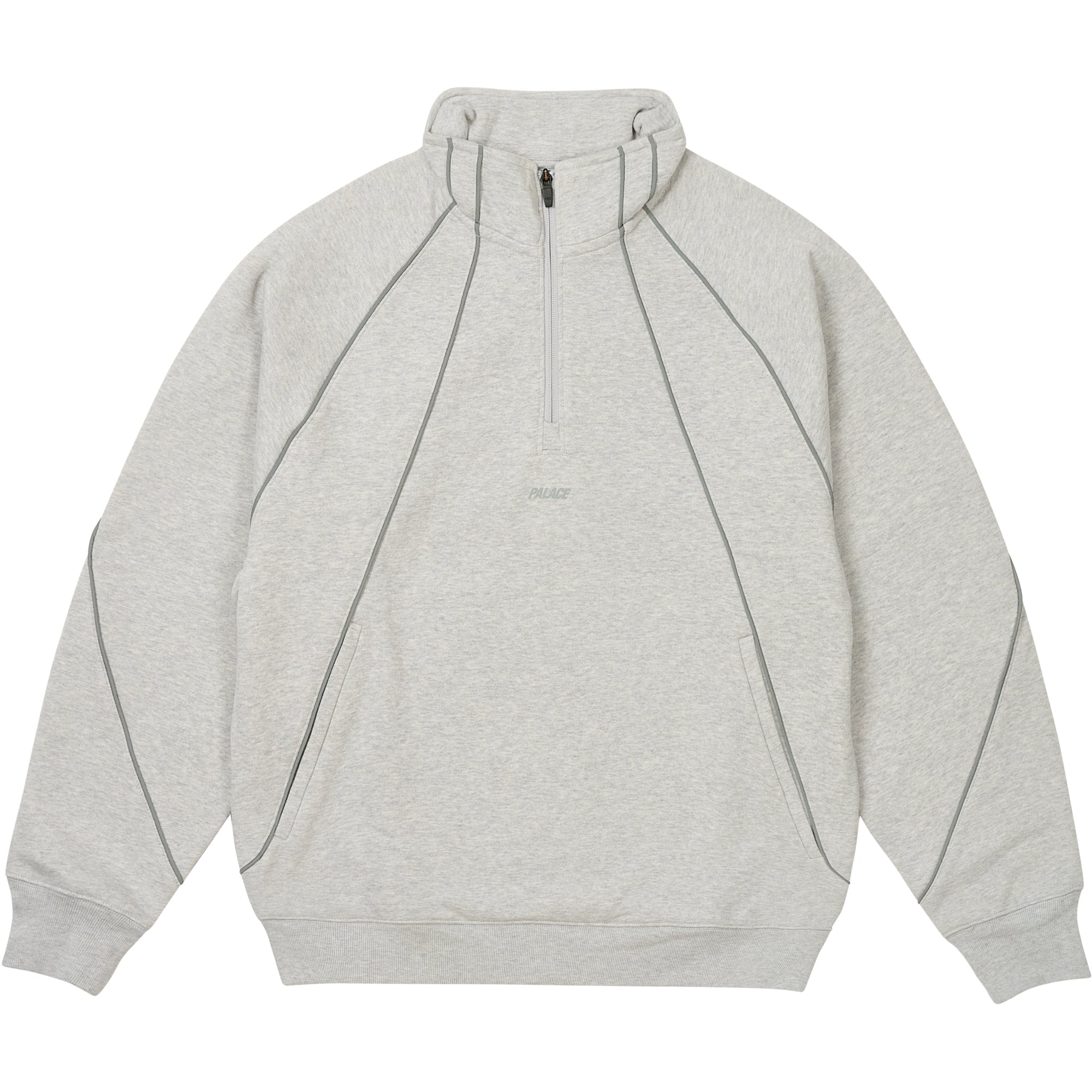 Thumbnail REFLECTO 1/4 ZIP GREY MARL one color