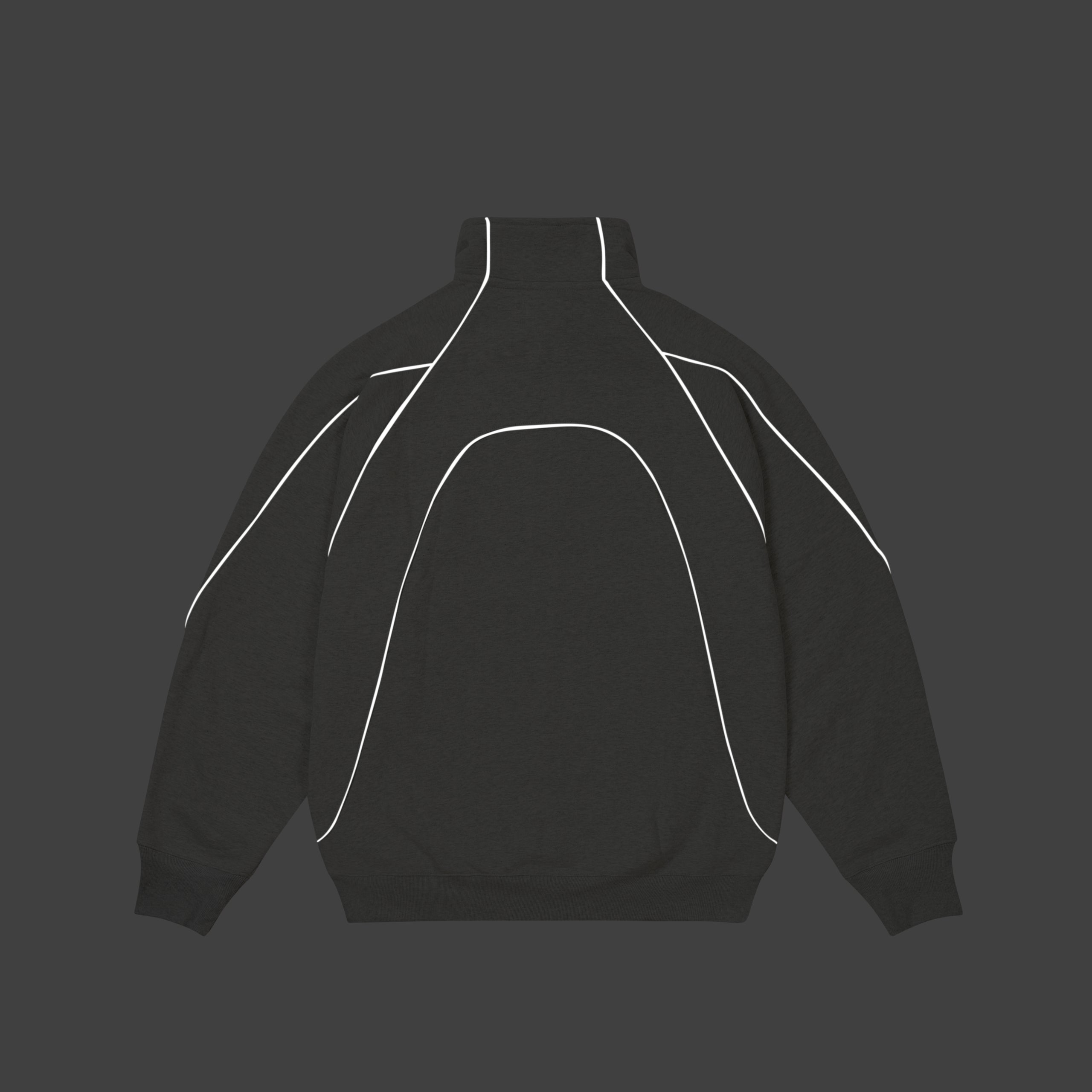 Thumbnail REFLECTO 1/4 ZIP GREY MARL one color