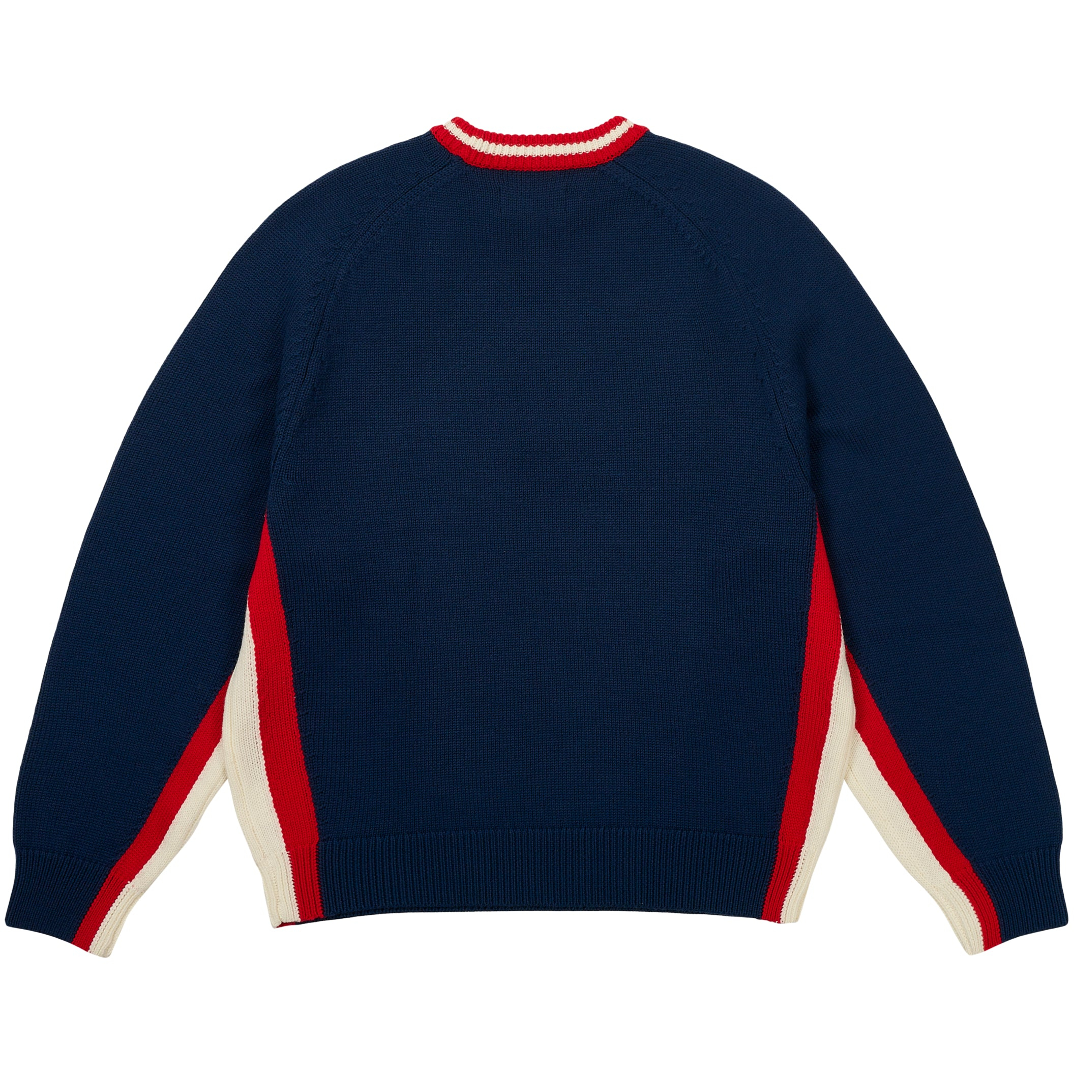 Thumbnail TRI COLOUR KNIT NAVY one color