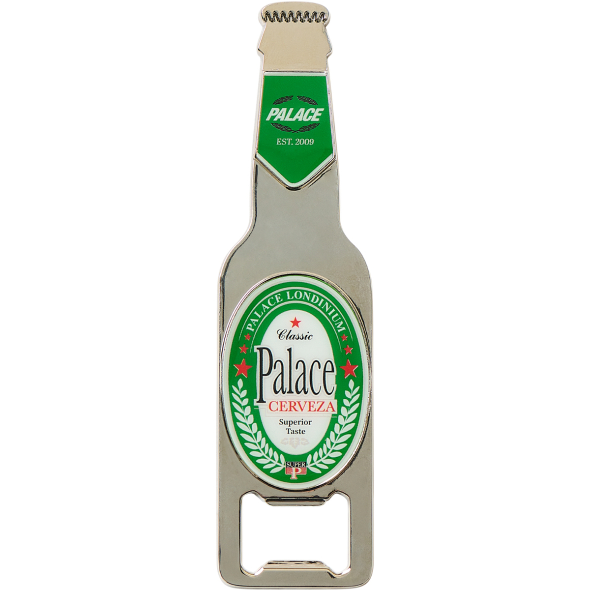 Thumbnail BOTTLE OPENER MAGNET GREEN / SILVER one color