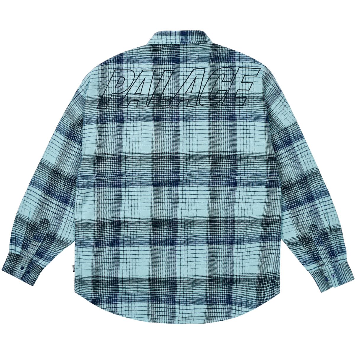 Thumbnail BRUSHED FLANNEL DROP SHOULDER SHIRT BLUE one color