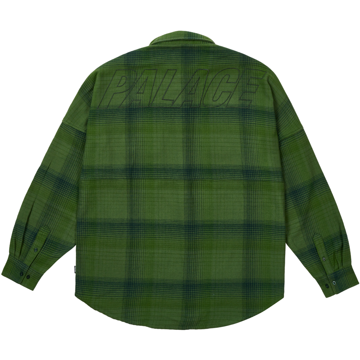 Thumbnail BRUSHED FLANNEL DROP SHOULDER SHIRT GREEN one color