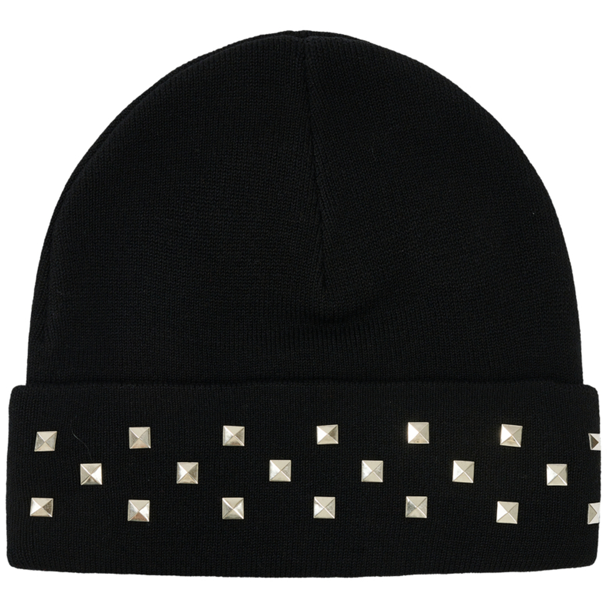 Thumbnail EMOTIONAL STUDDED BEANIE BLACK one color