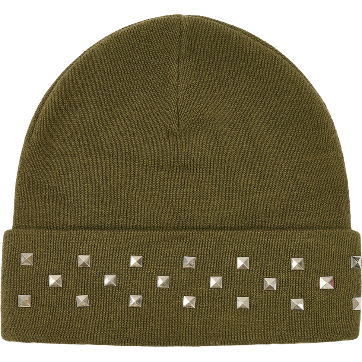 Thumbnail EMOTIONAL STUDDED BEANIE THE DEEP GREEN one color