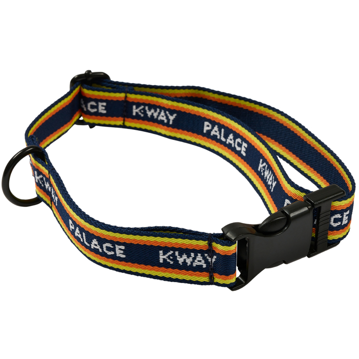 Thumbnail PALACE K-WAY DOG COLLAR NAVY / YELLOW STRIPE one color